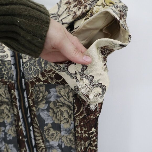 Beguile By Byron Lars Noemi Dress Womens 2 Brown Romantic Feminine Boho Coquette - Picture 8 of 16